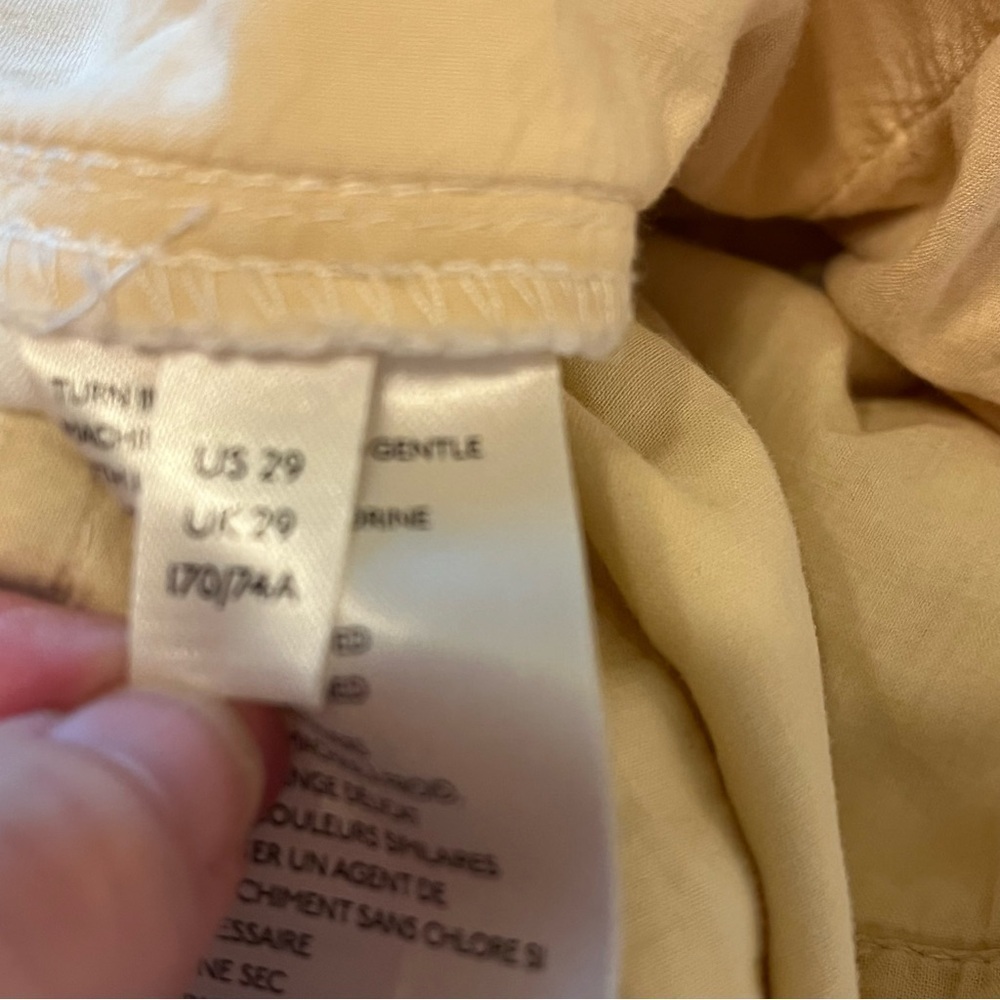 Anthropologie Off White/Ivory Colored Women's Pants Size 29 - Picture 12 of 16